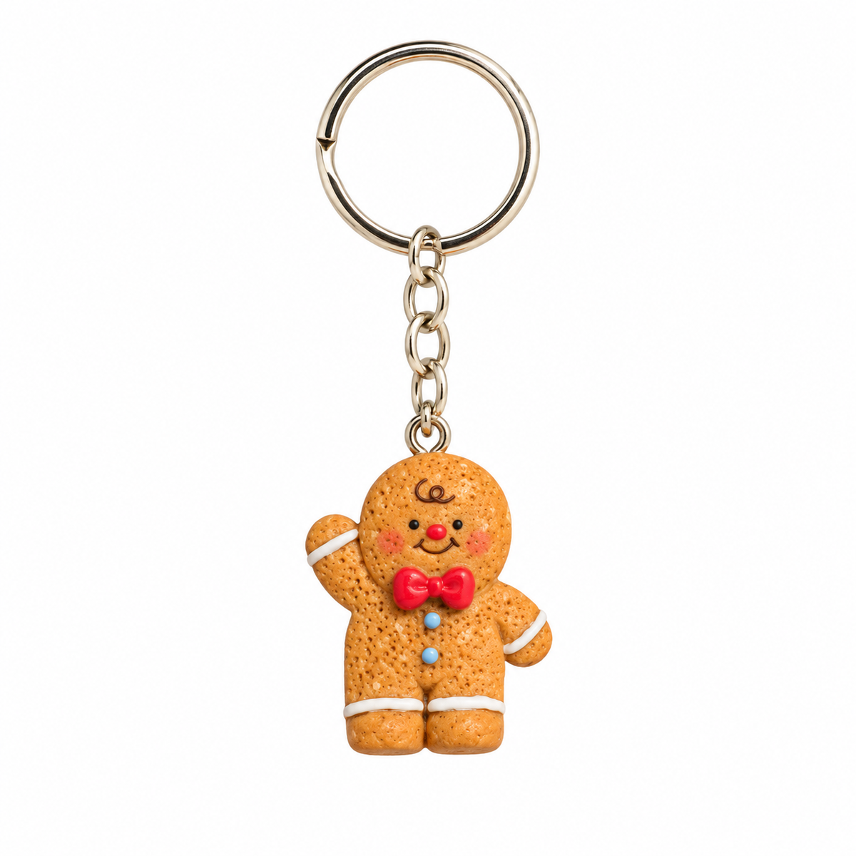 Gingerbread Boy Keyring