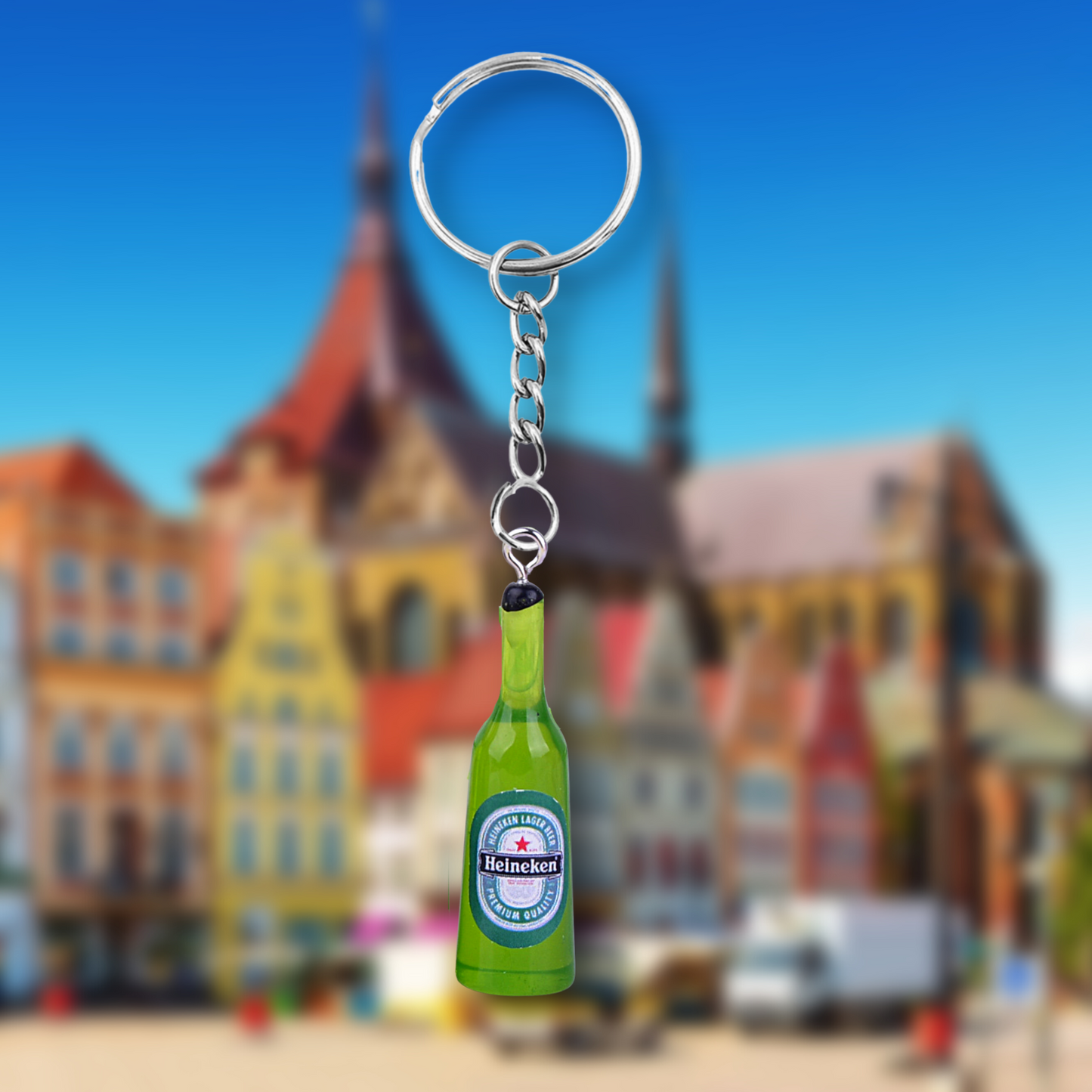 Heineken Bottle Keyring
