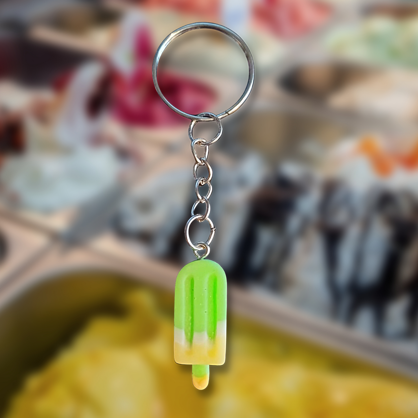 Pineapple Ice Lolly Keyring