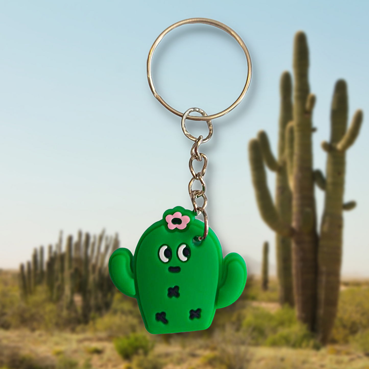 Cactus Keyring