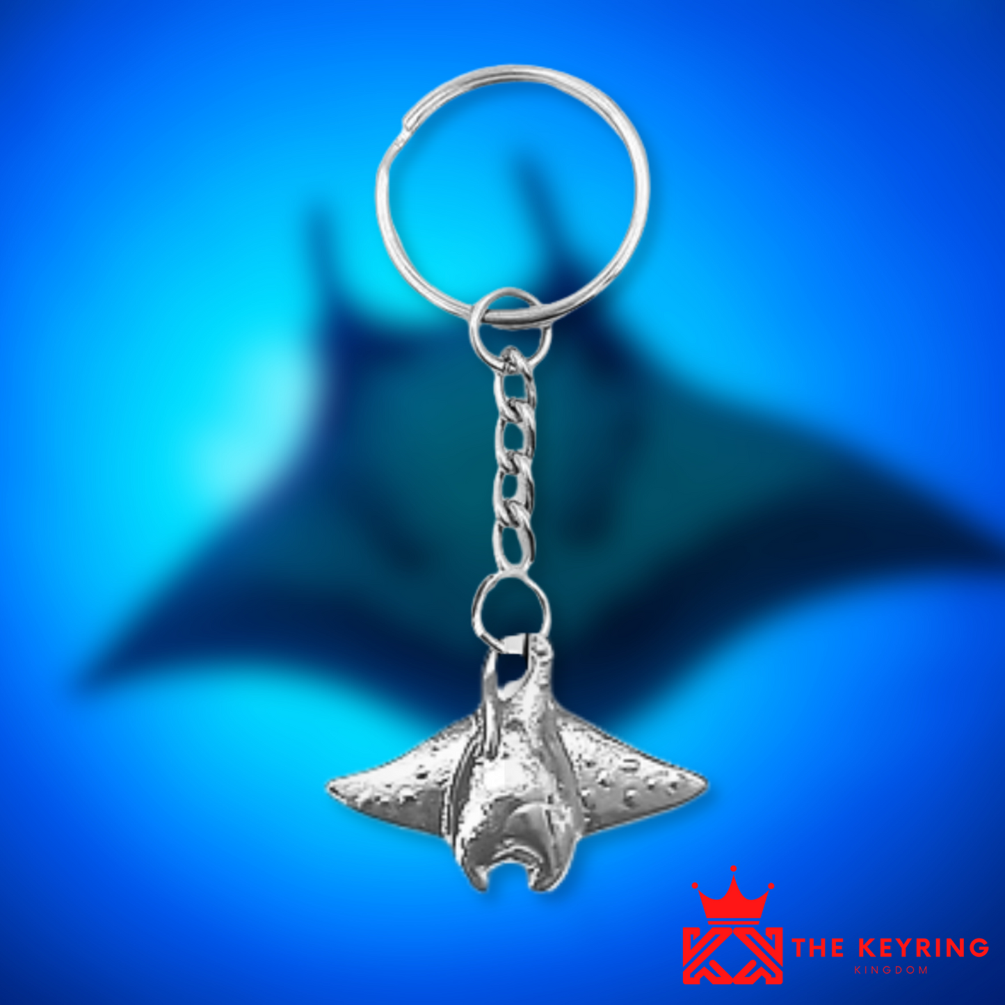 Manta Ray Keyring