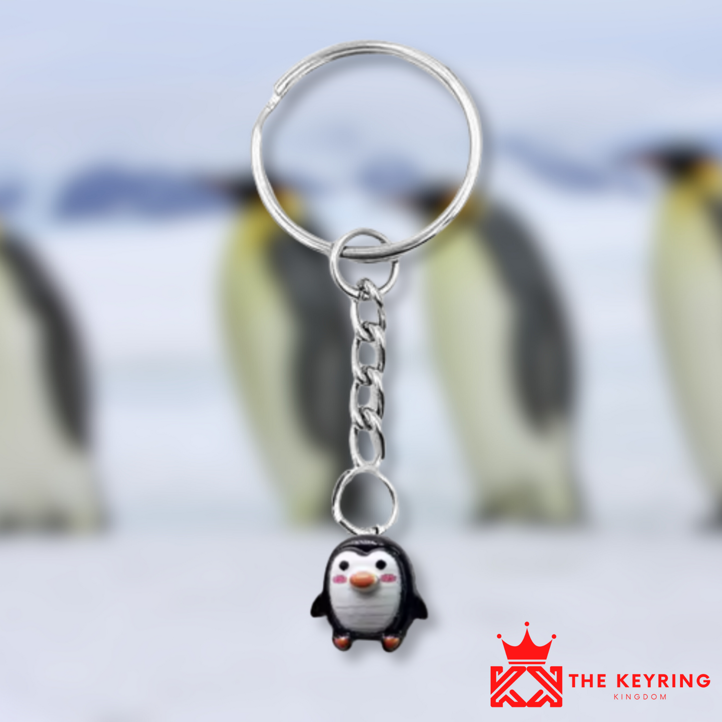 Tiny Penguin Keyring