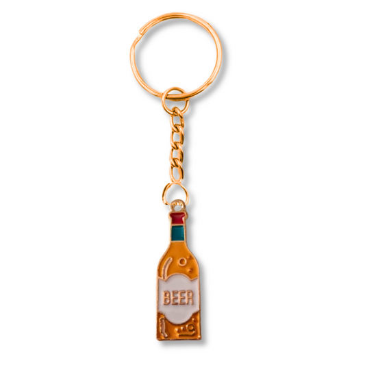 Beer Bottle Keyring