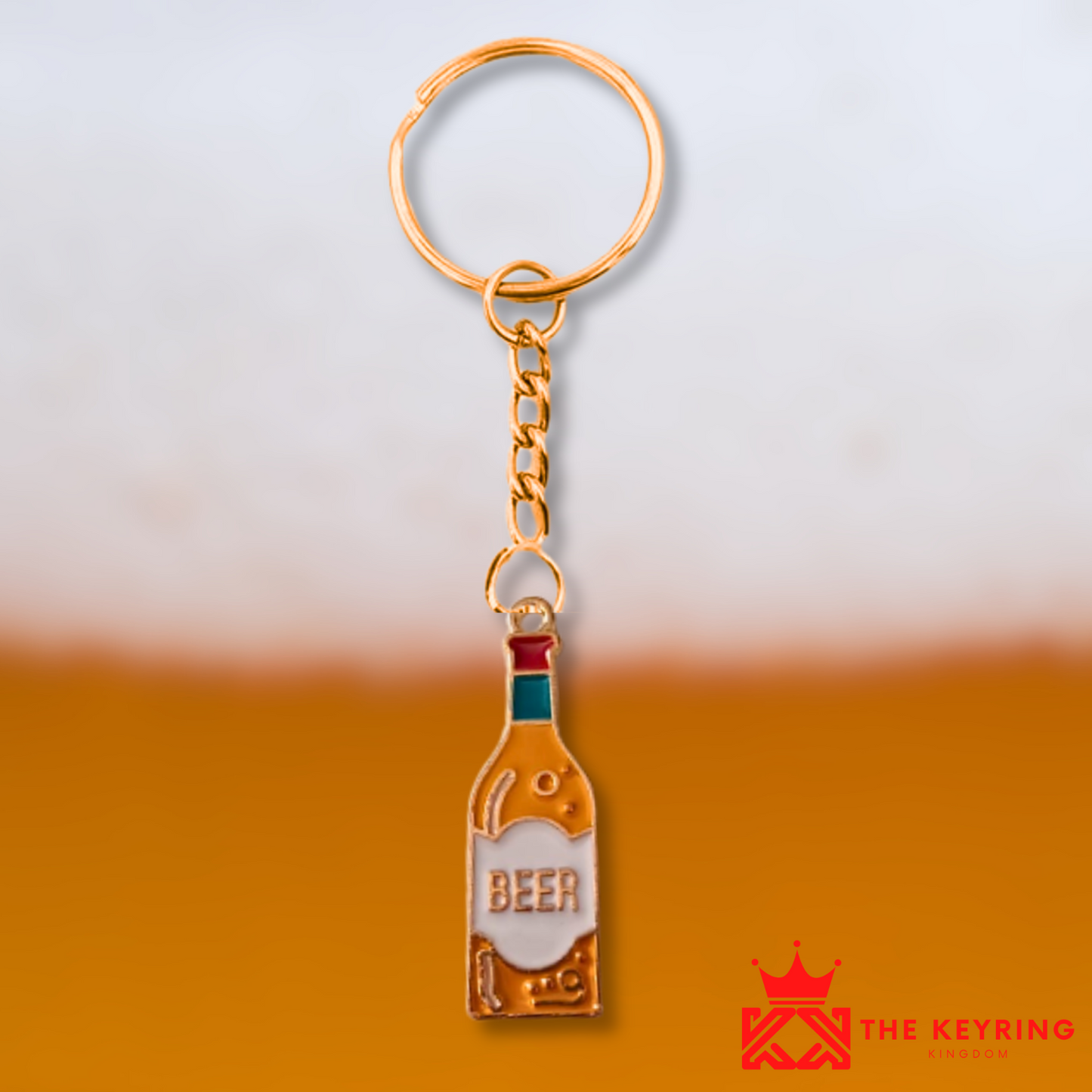 Beer Bottle Keyring