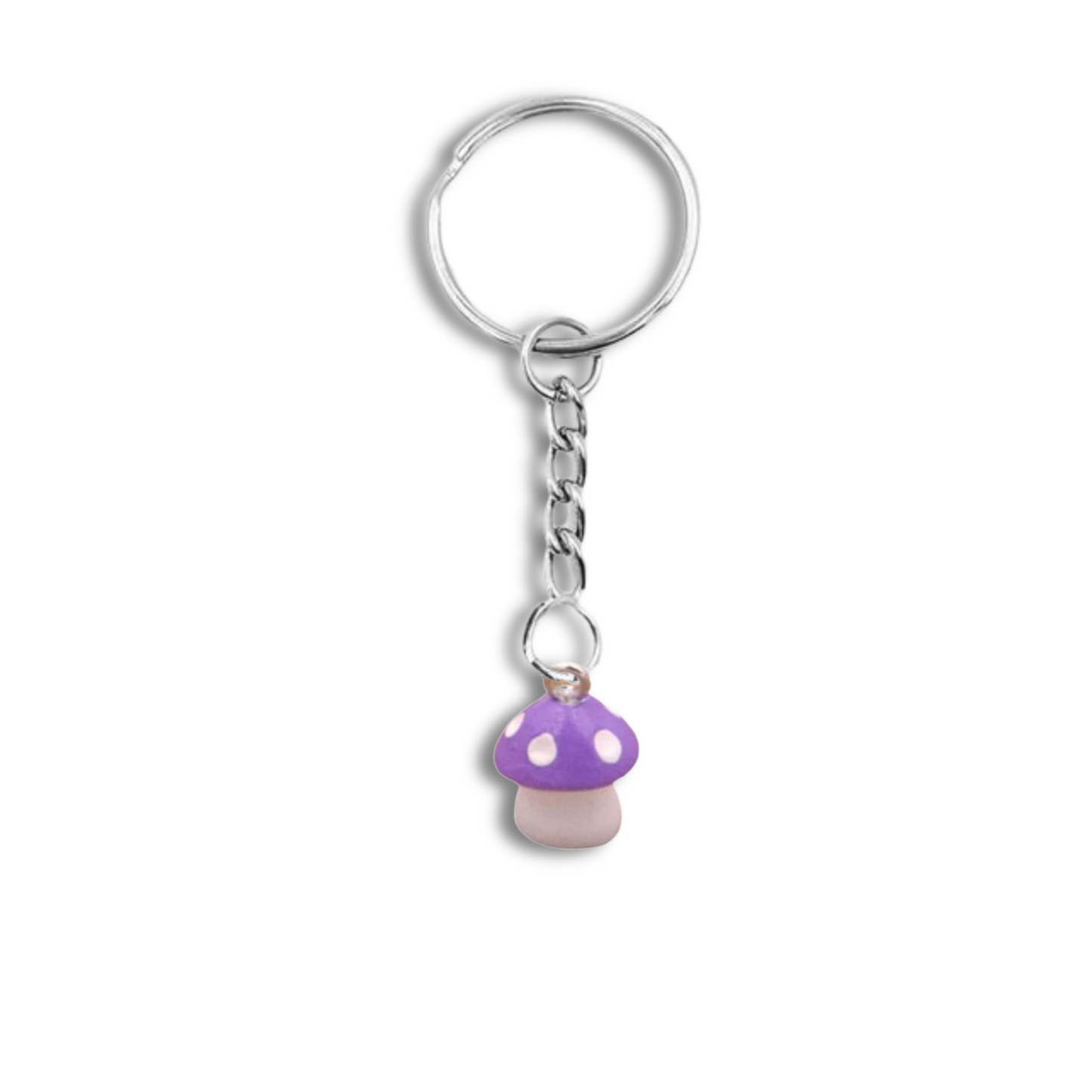 Tiny Mushroom Keyring (Various Colours)