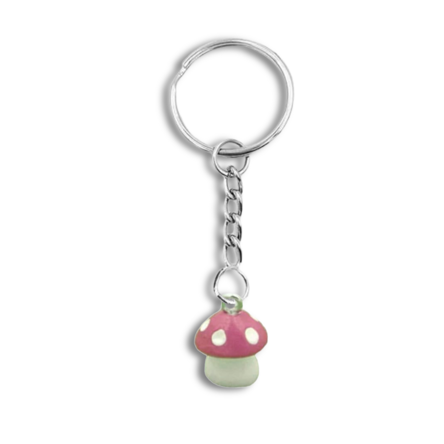 Tiny Mushroom Keyring (Various Colours)