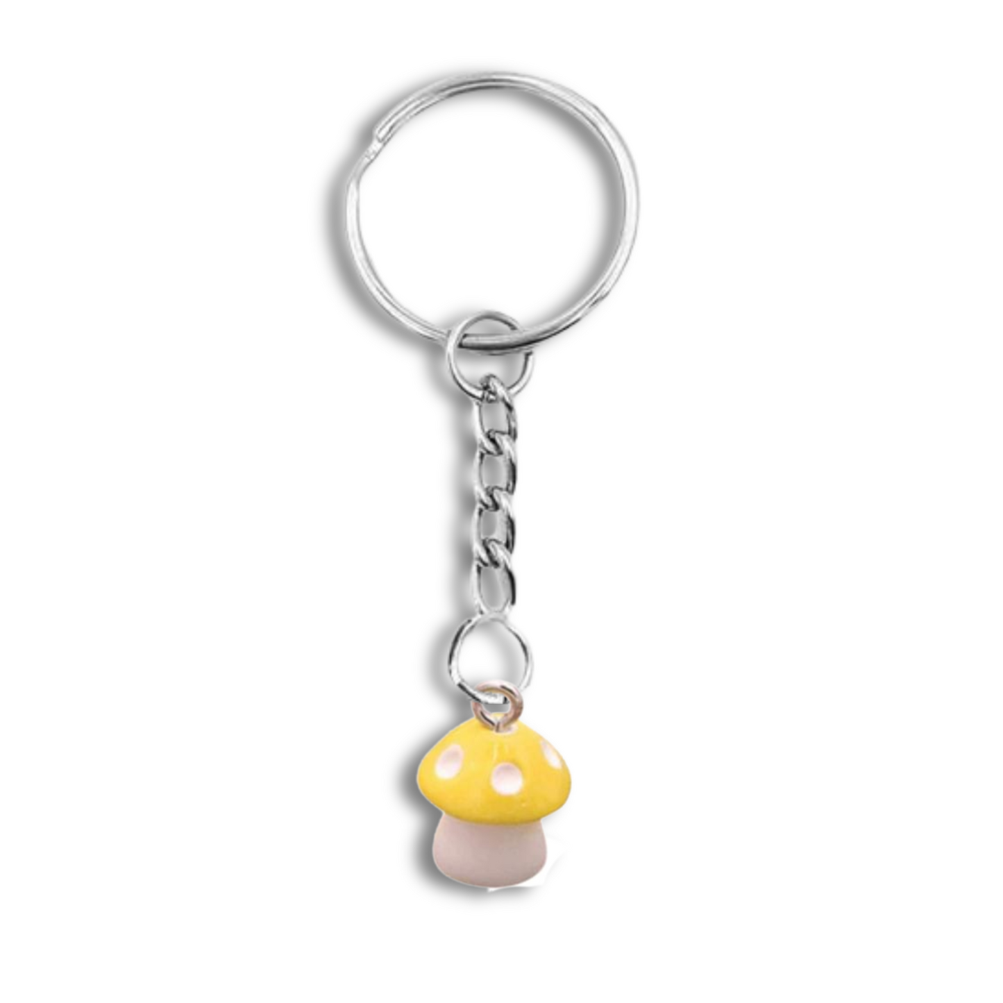 Tiny Mushroom Keyring (Various Colours)