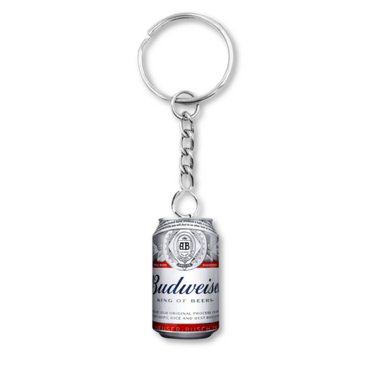 Budweiser Can Keyring