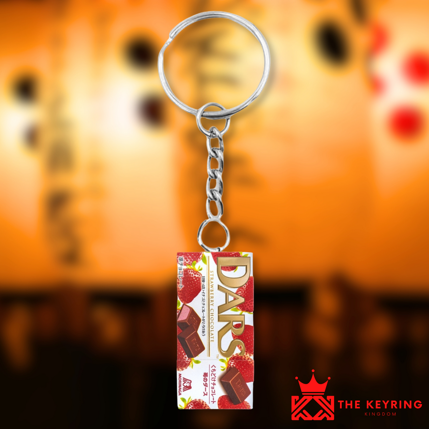 Dars Strawberry Chocolate Keyring