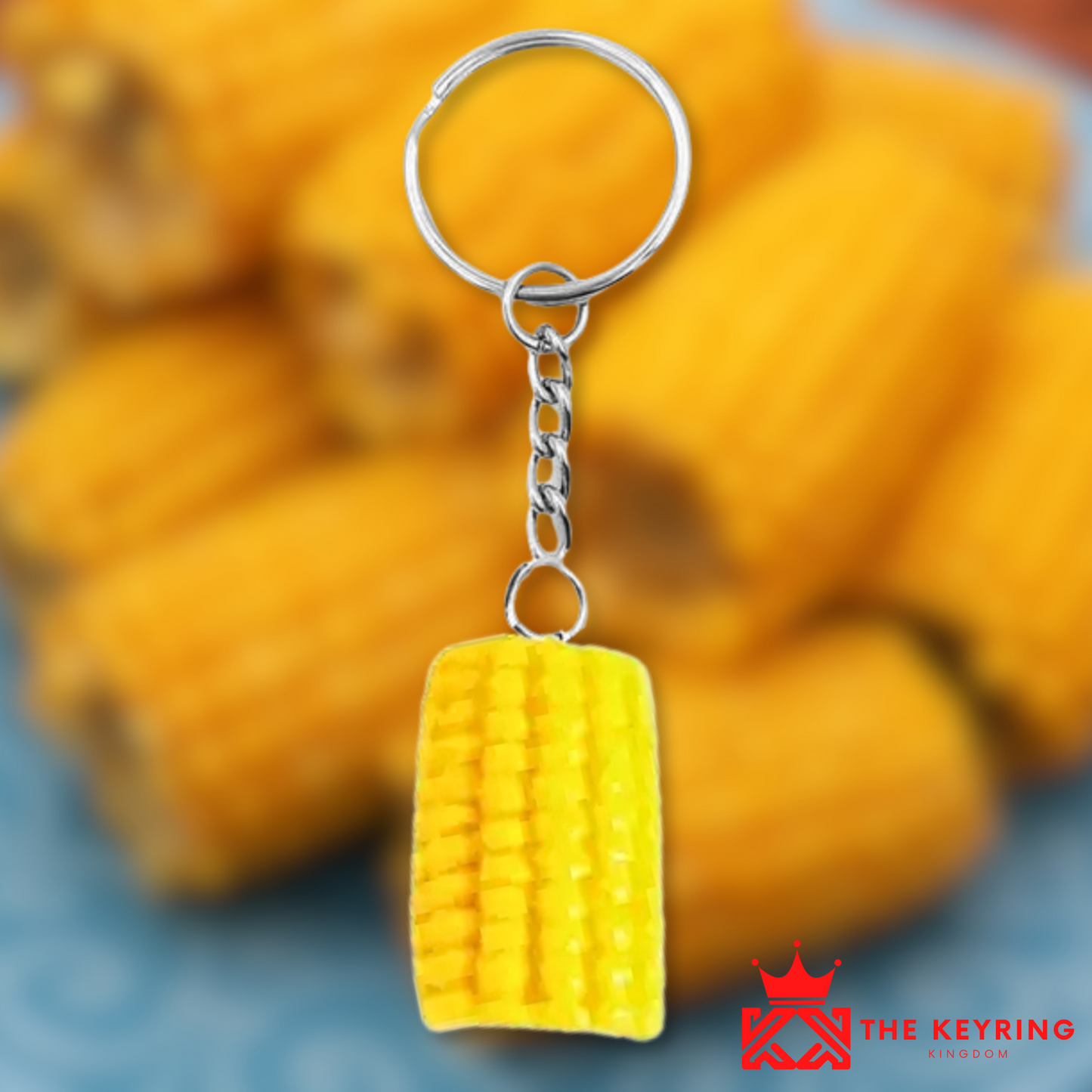 Corn on the Cob Keyring