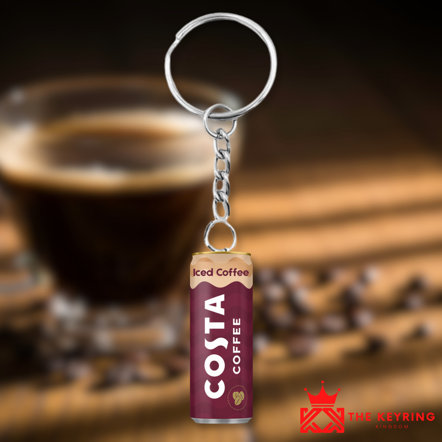Costa Iced Coffee Can Keyring