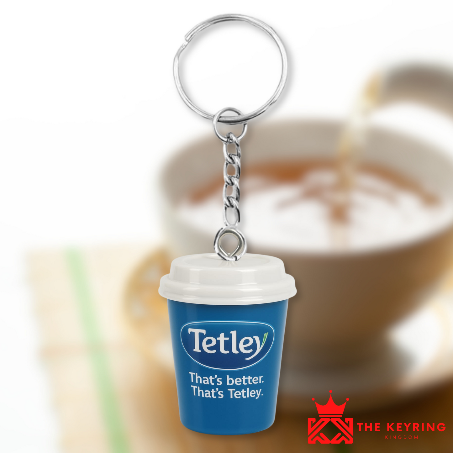 Tetley Tea Takeaway Keyring