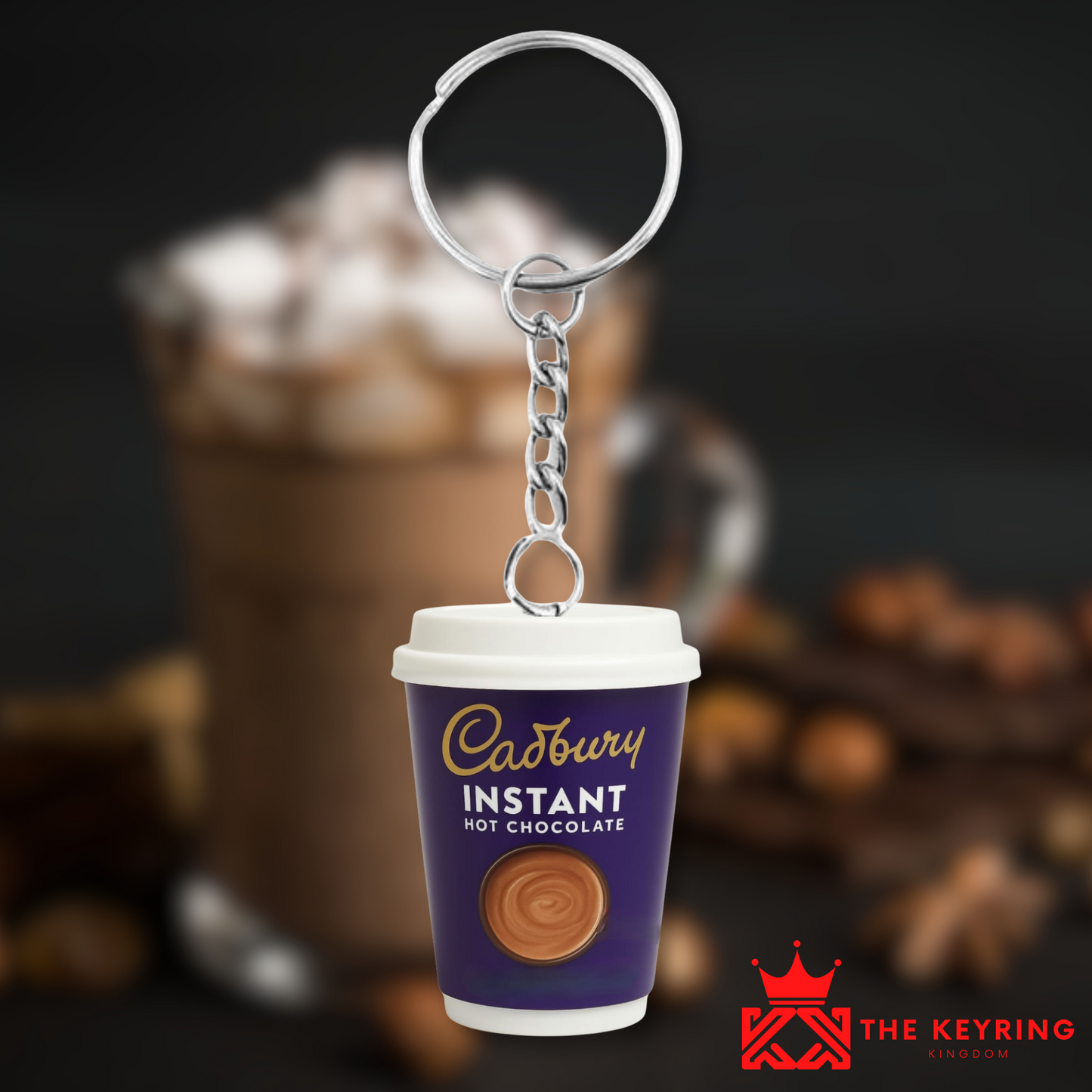Cadbury Hot Chocolate Takeaway Keyring