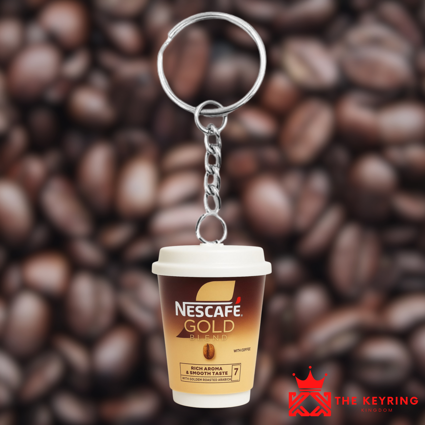 Nescafe Gold Blend Takeaway Keyring