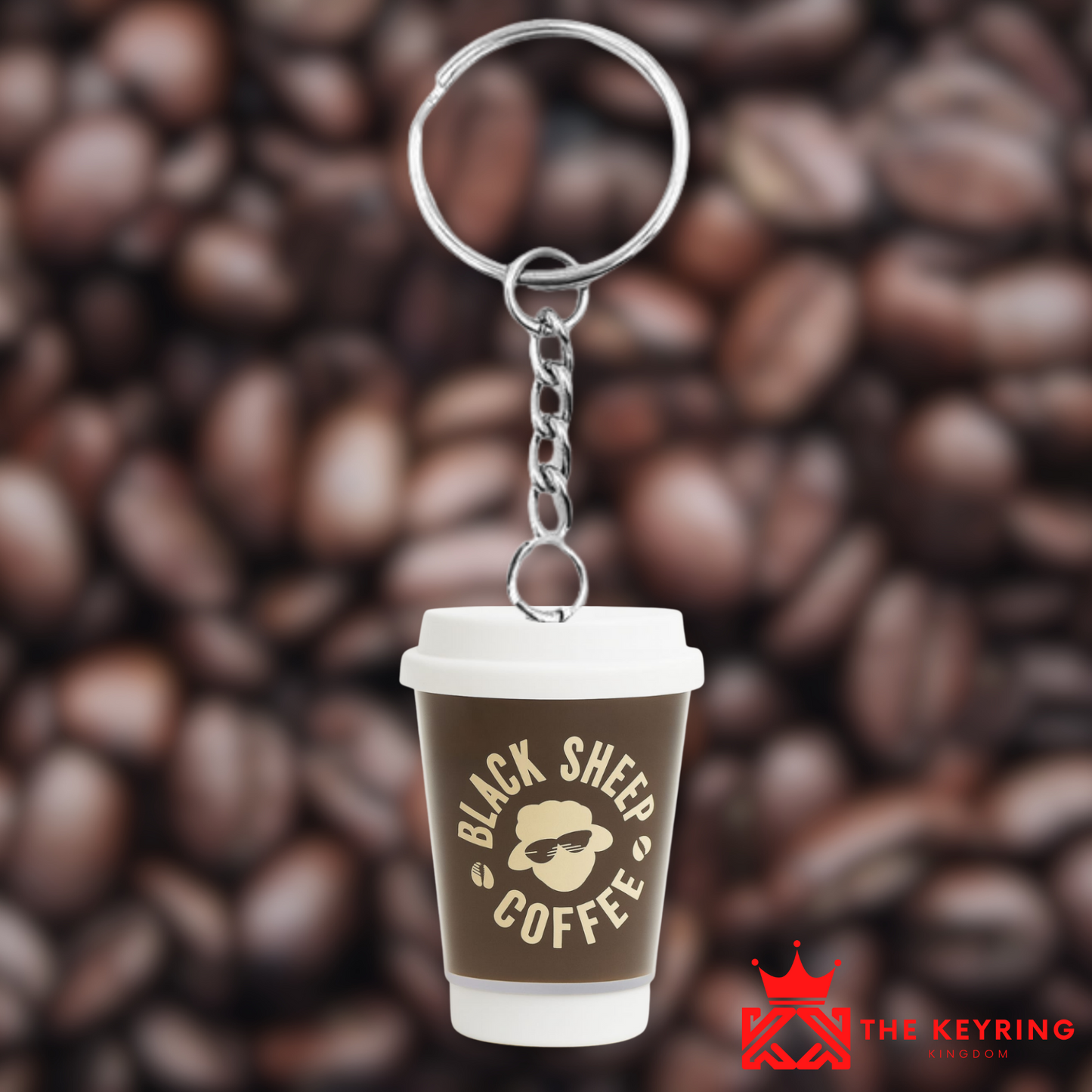 Black Sheep Takeaway Keyring