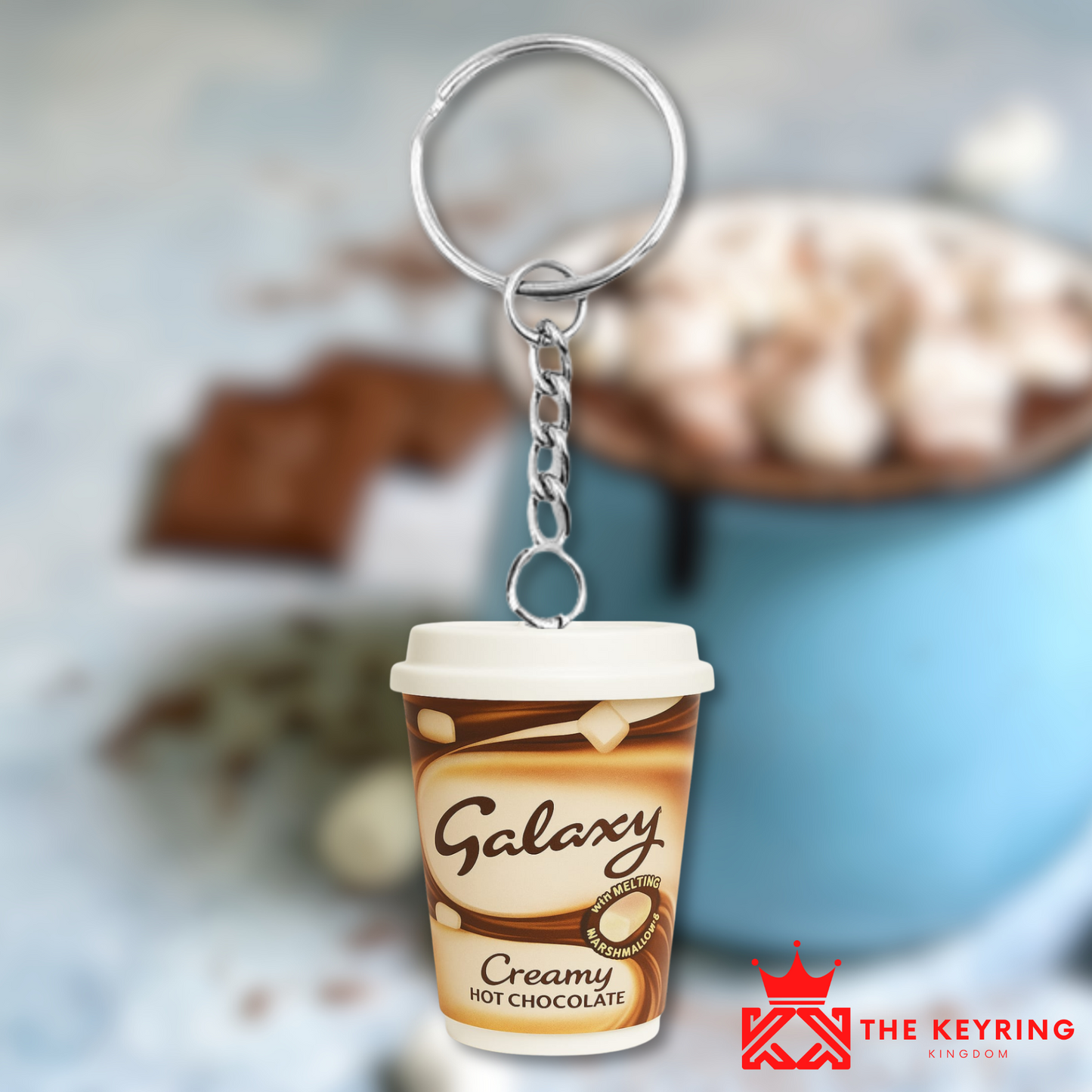 Galaxy Hot Chocolate Takeaway Keyring