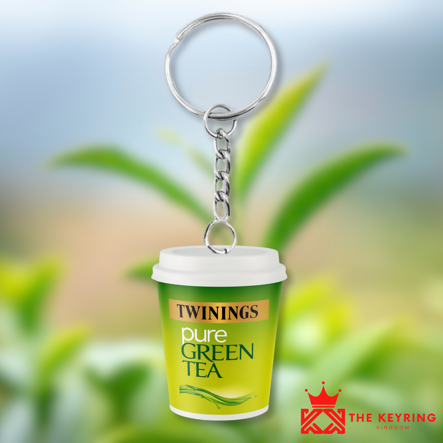 Twinings Green Tea Takeaway Keyring