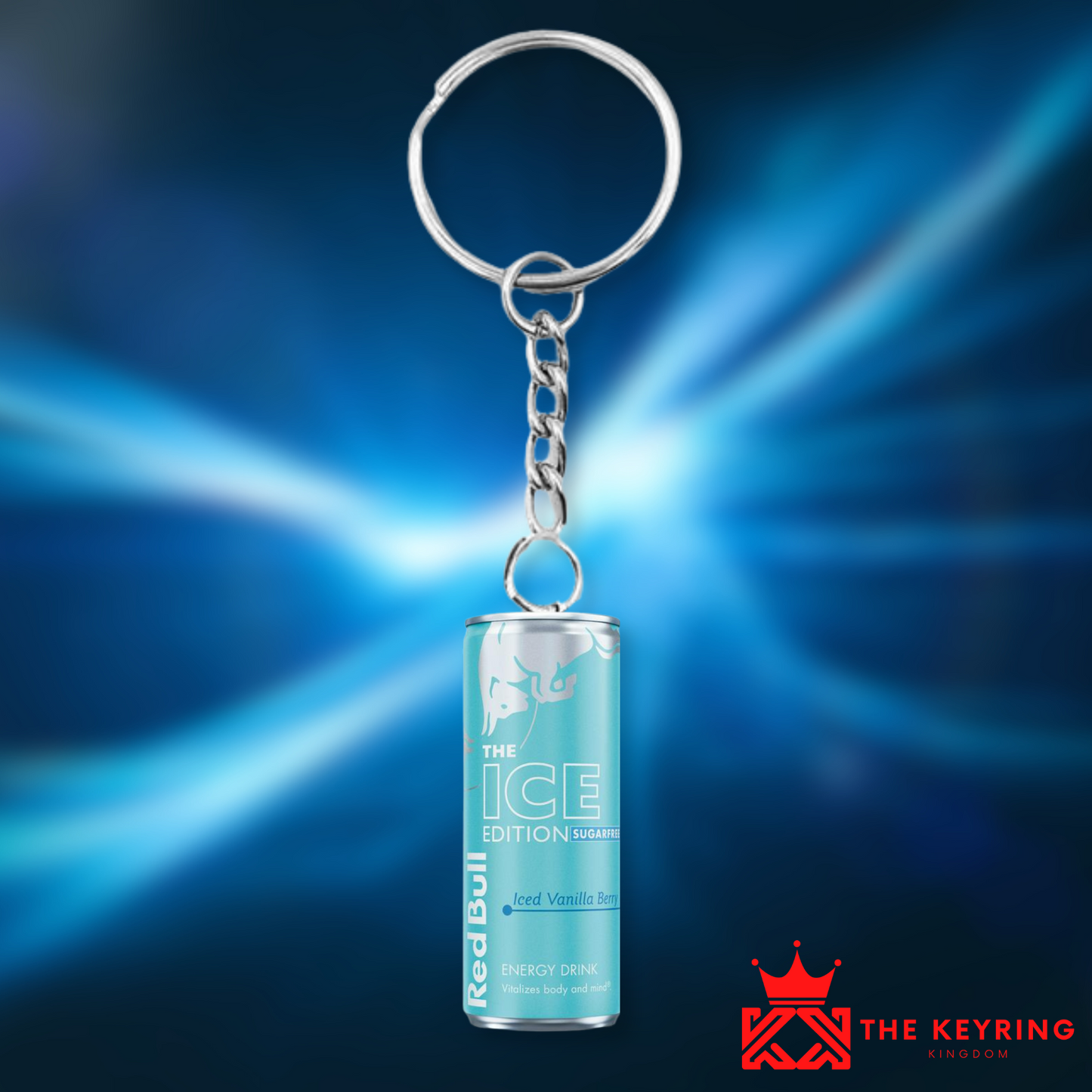 Red Bull Ice Edition Keyring (Sugar Free)