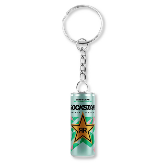 Rockstar Zero Sugar Watermelon Kiwi Keyring