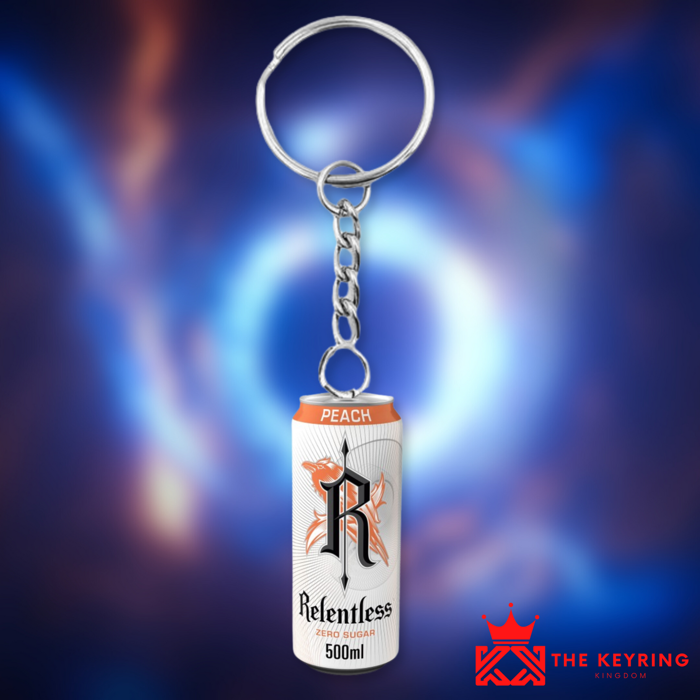 Relentless Zero Sugar Peach Keyring