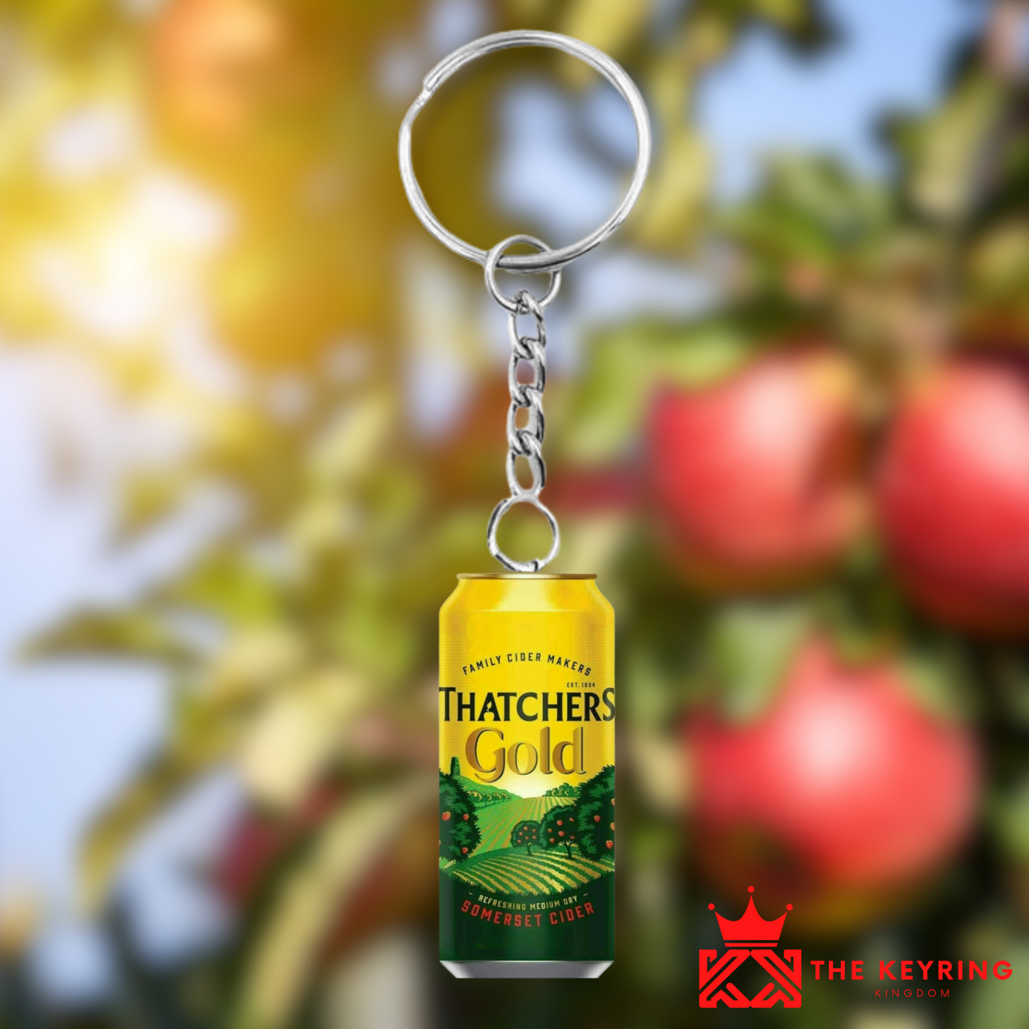 Thatcher's Gold Keyring