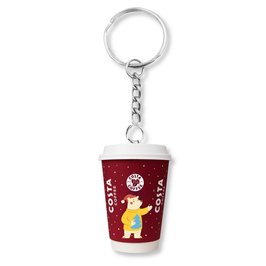 Costa Christmas Polar Bear Keyring
