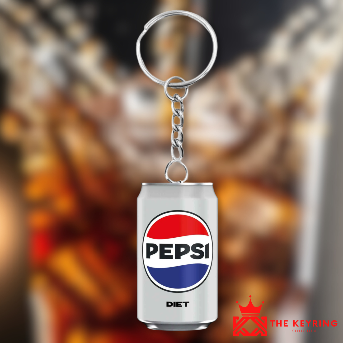 Diet Pepsi Keyring