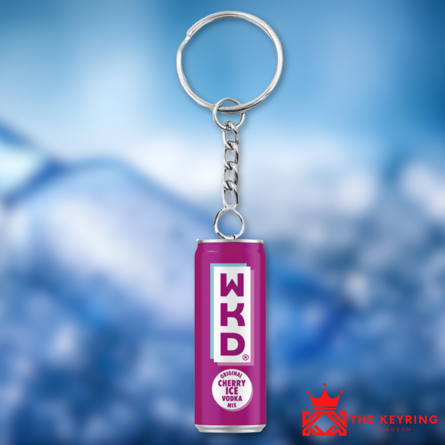 WKD Cherry Ice Can Keyring