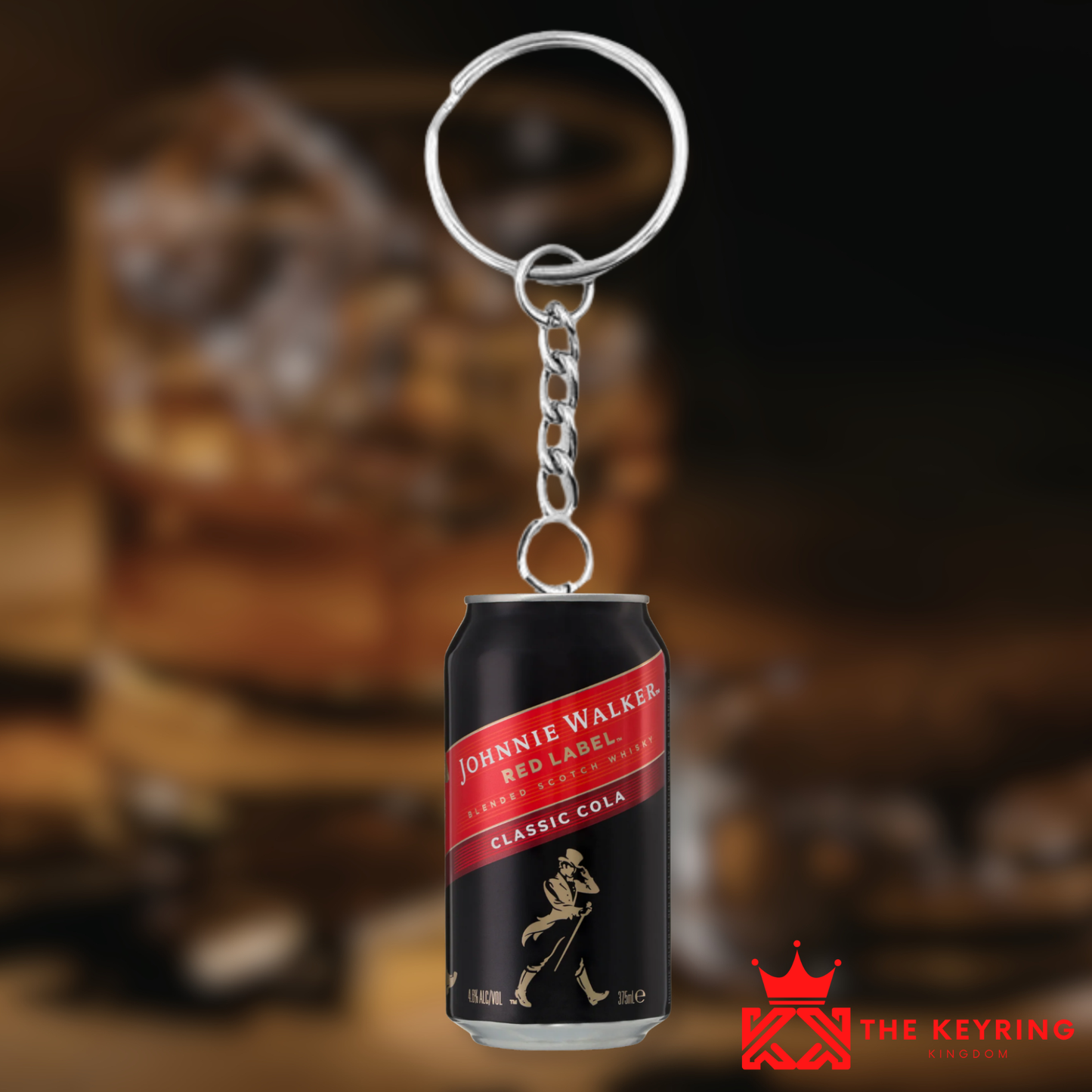 Johnnie Walker Red Label & Cola Can Keyring