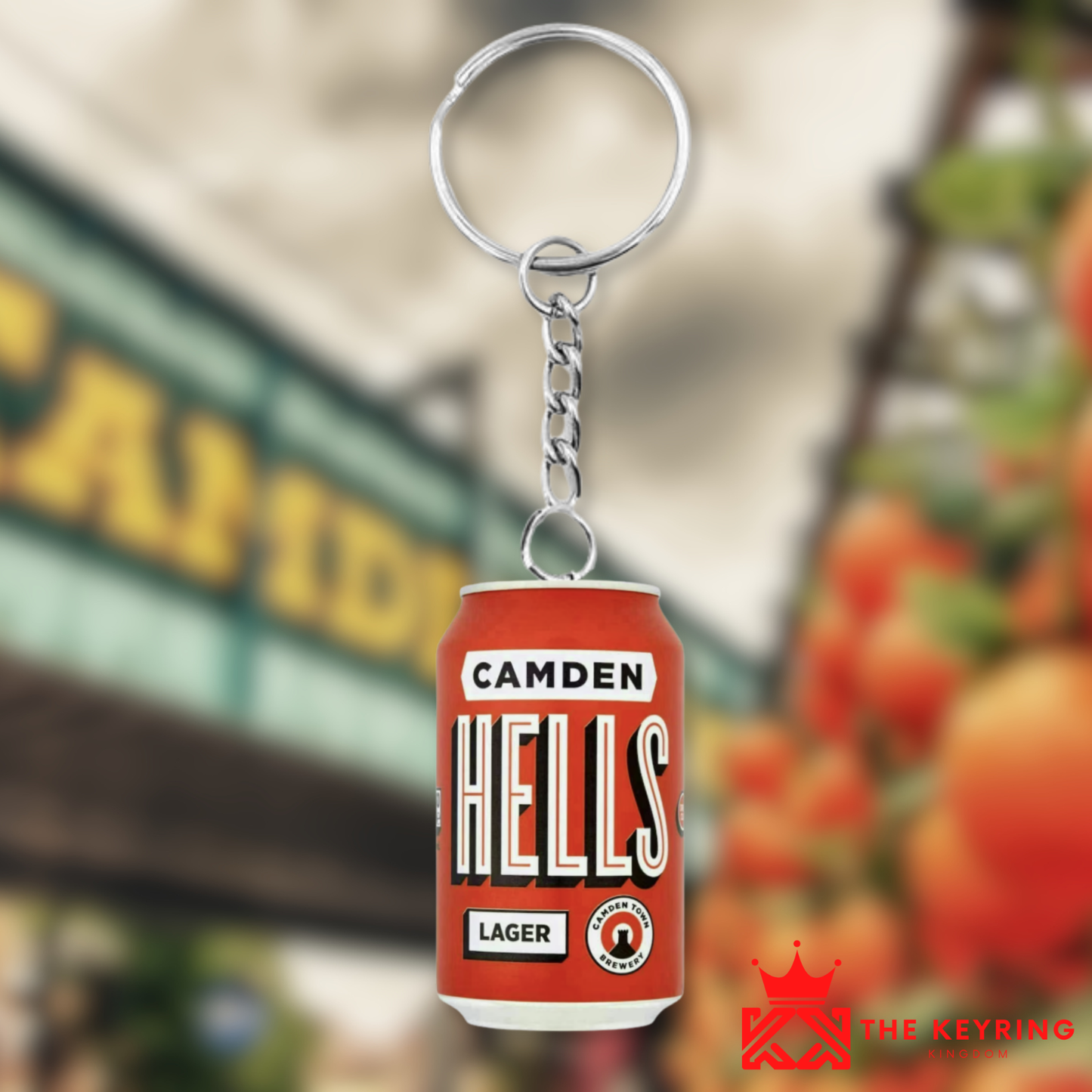 Camden Hells Can Keyring