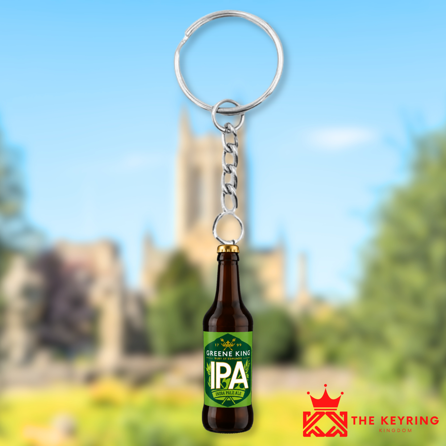 Greene King IPA Bottle Keyring