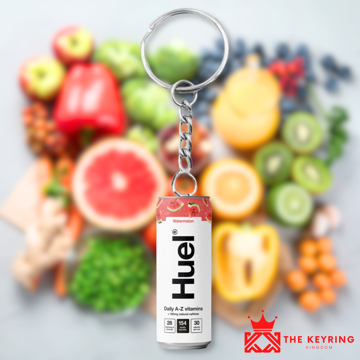 Huel Watermelon Can Keyring