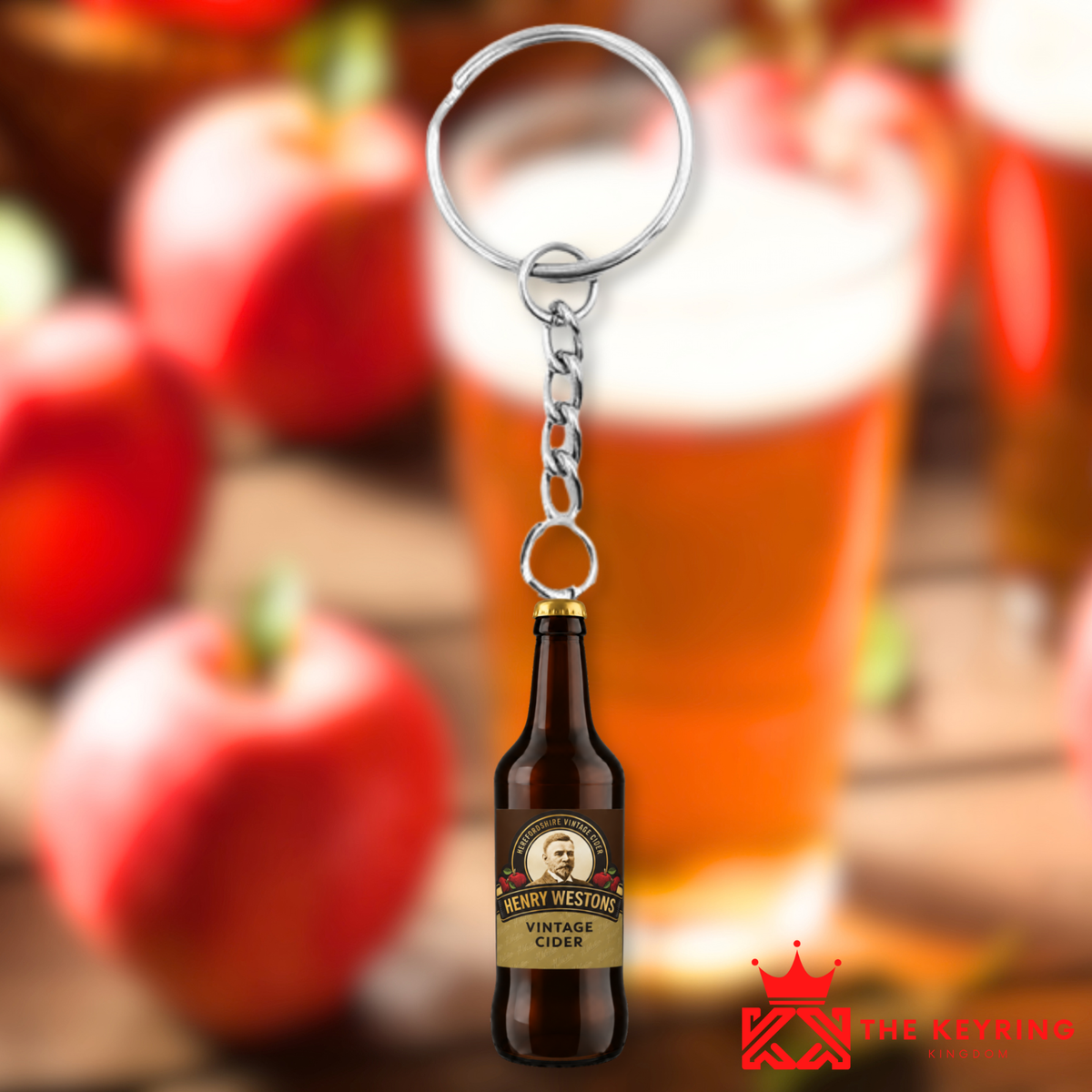 Henry Westons Cider Bottle Keyring
