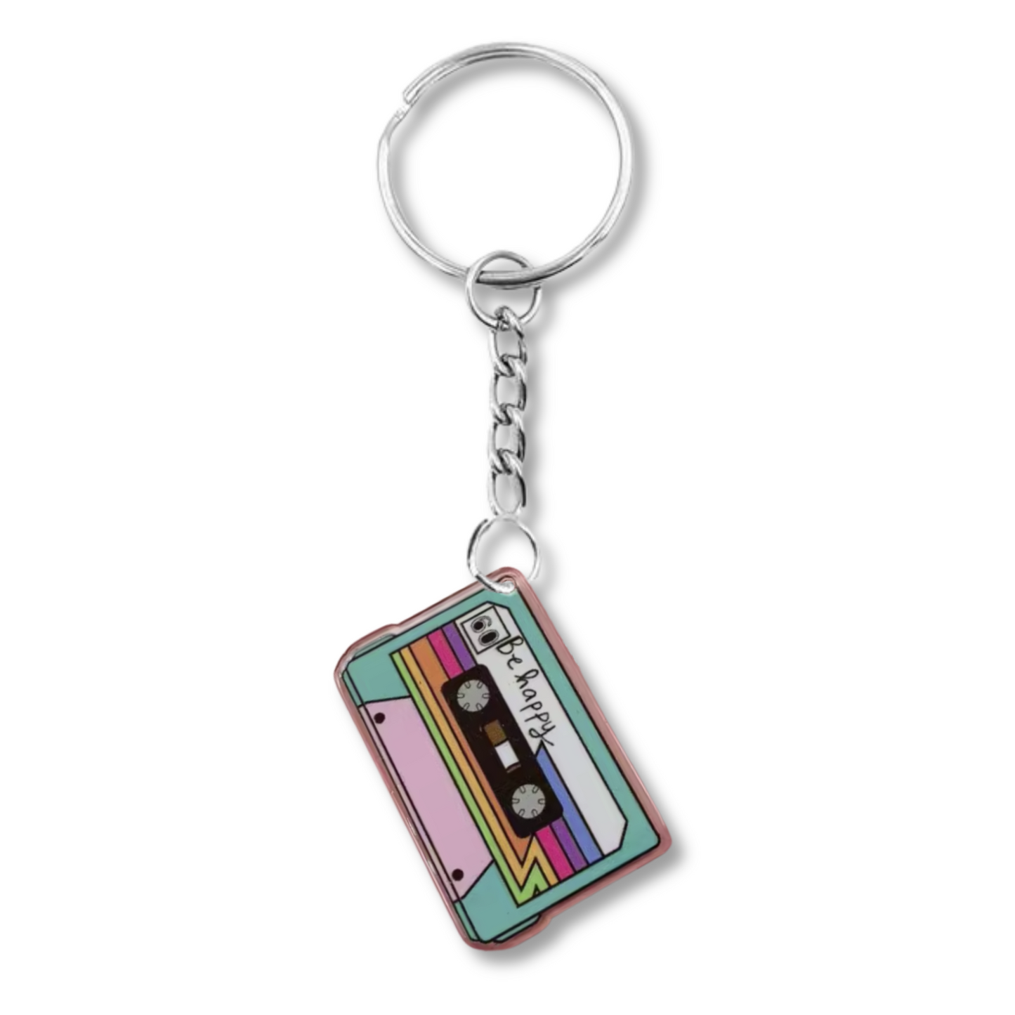 Retro Cassette Tape Keyring