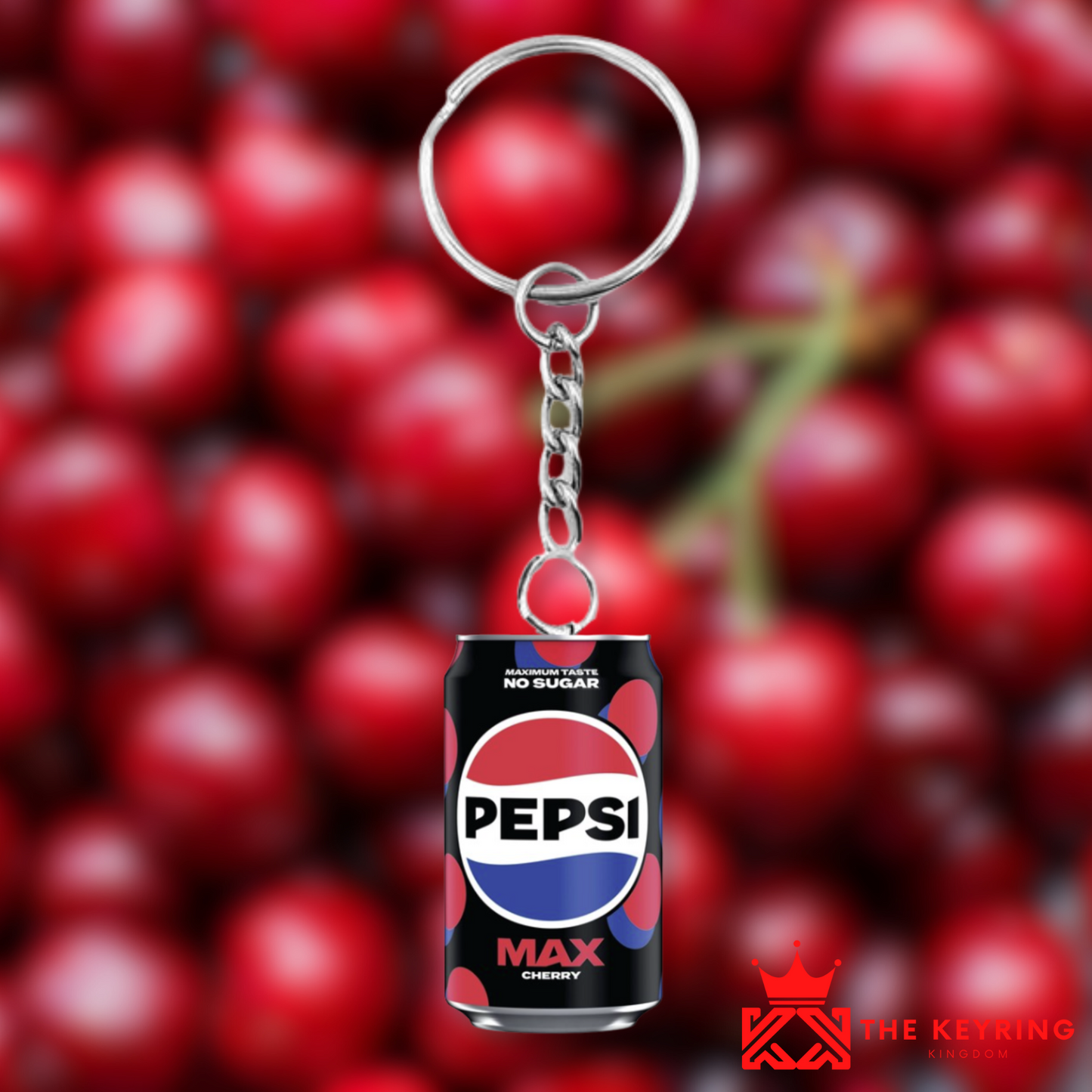 Pepsi Max Cherry Keyring