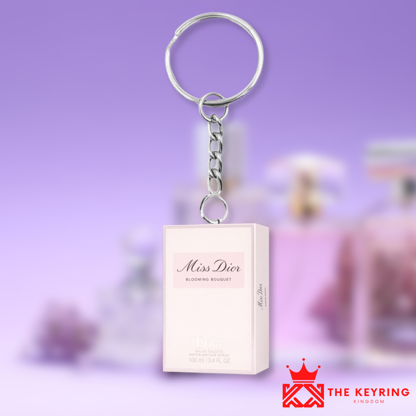 Miss Dior Blooming Bouquet Perfume Box Keyring