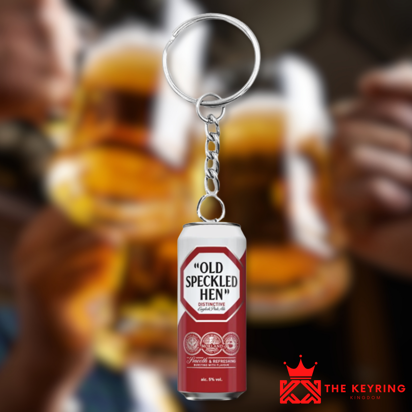 Old Speckled Hen Keyring