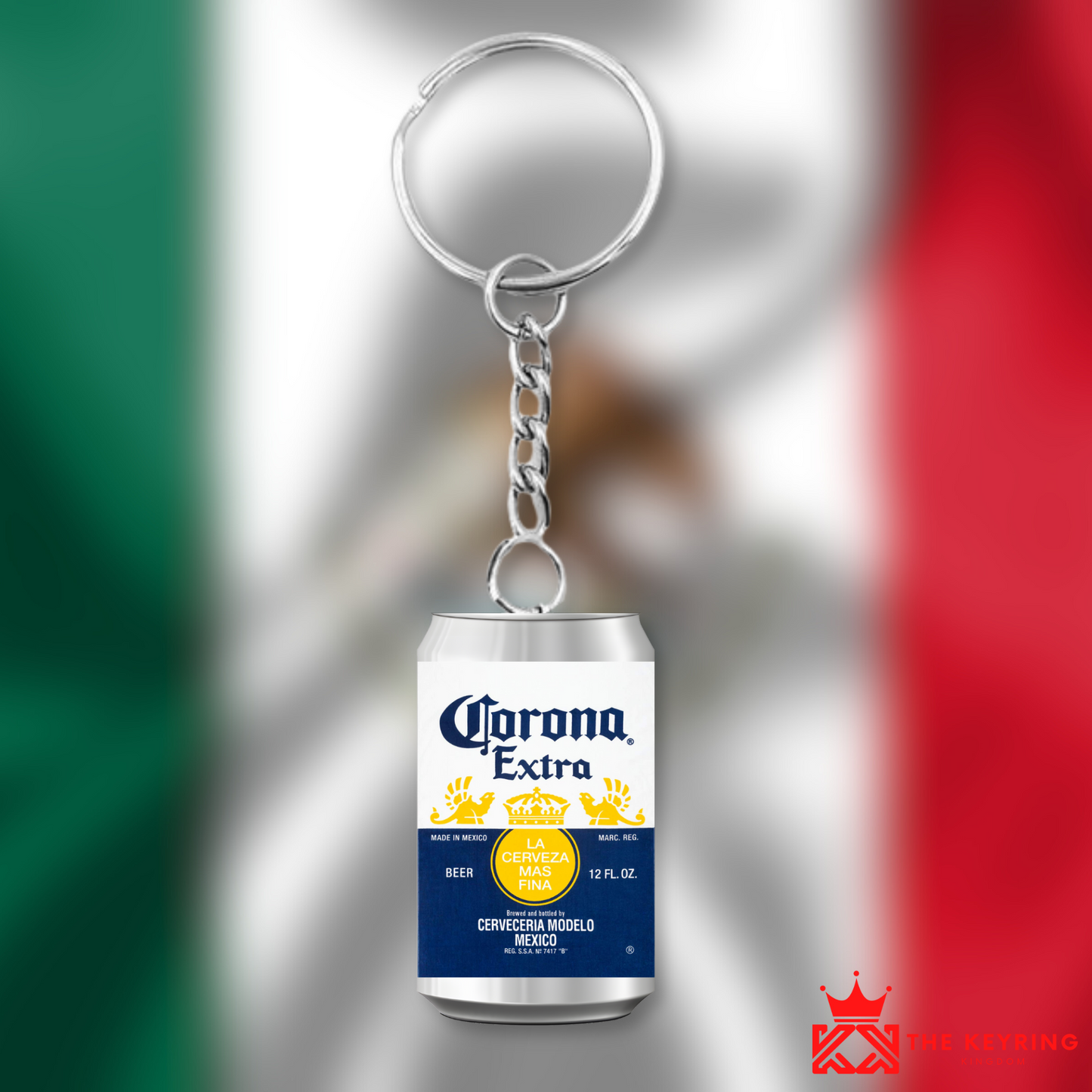 Corona Extra Can Keyring