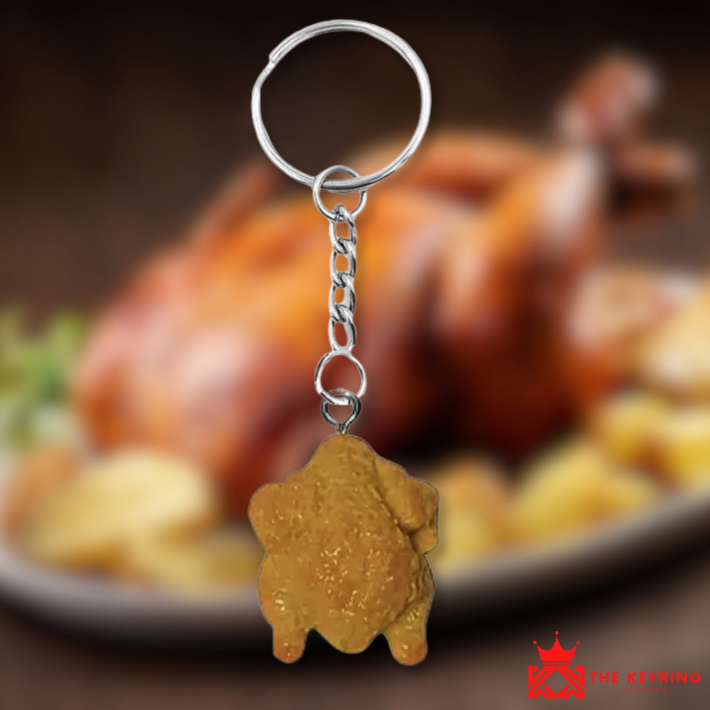 Roast Chicken Keyring