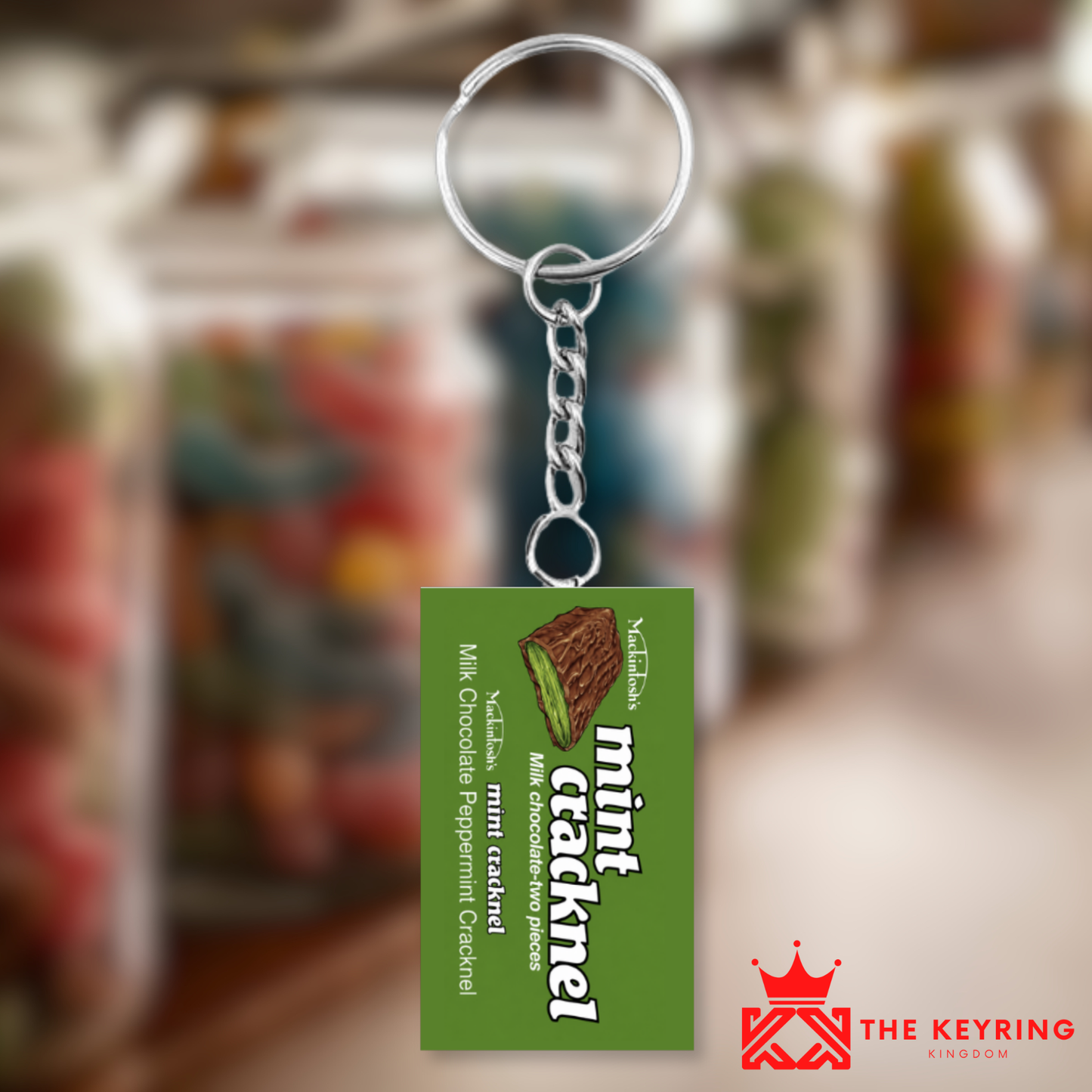 Mint Cracknel Retro Keyring