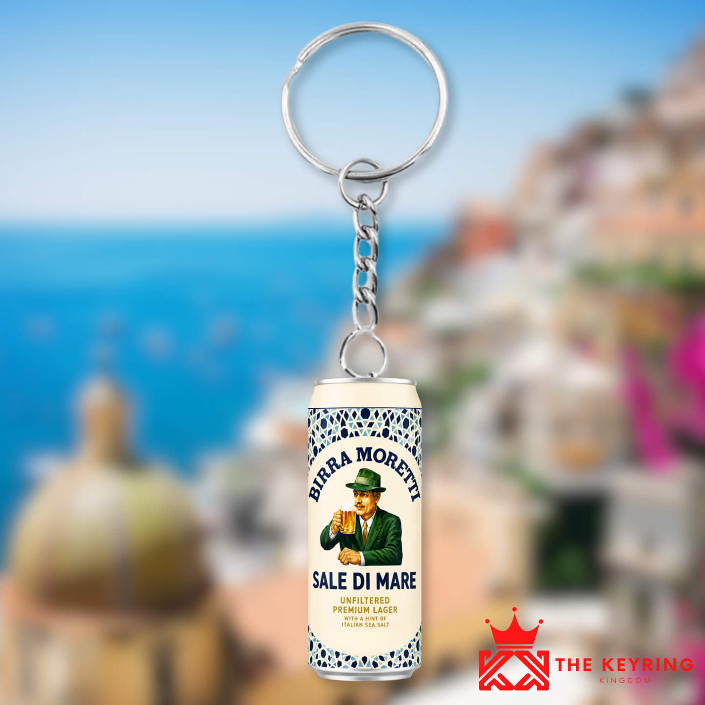 Birra Moretti Sale Di Mare Can Keyring