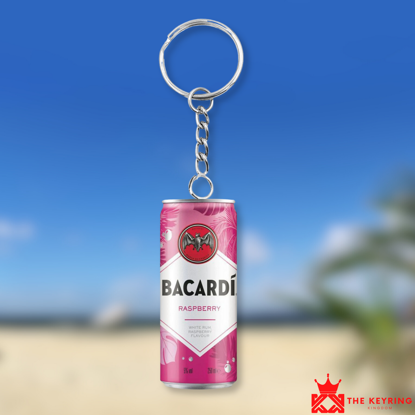 Bacardi Raspberry Keyring