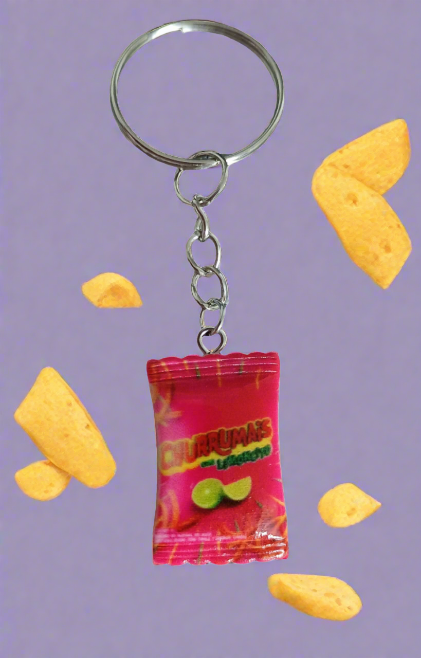 Churrumais Con Limoncito Chips Keyring