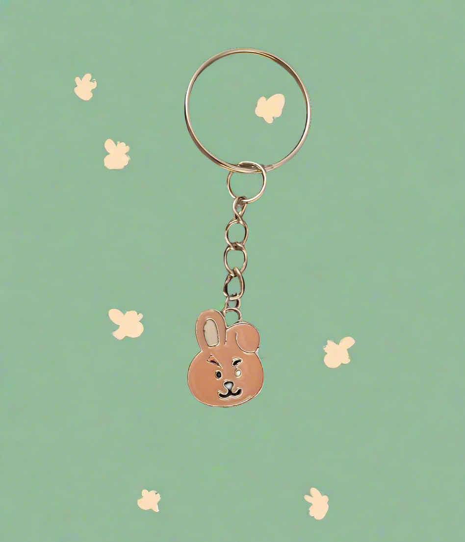 Cheeky Bunny Keyring