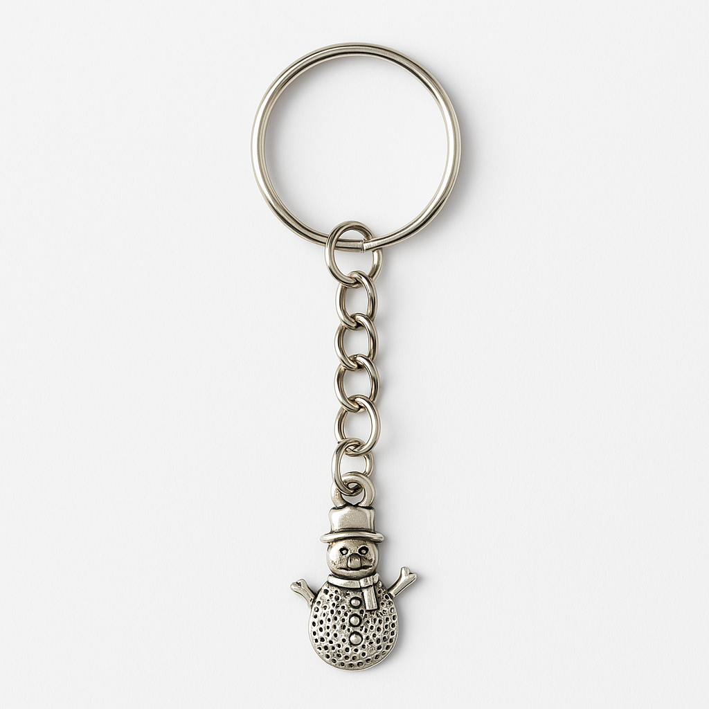 Snowman Keyring