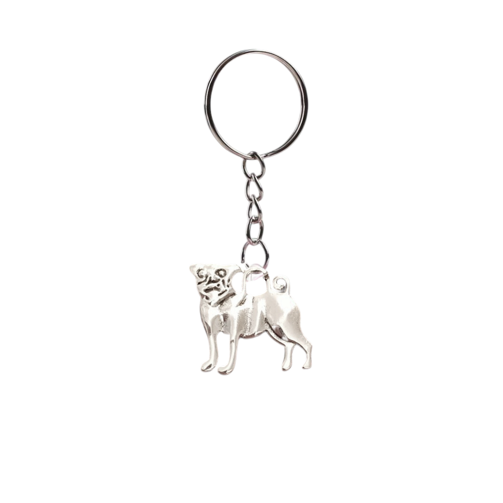 Pug Keyring