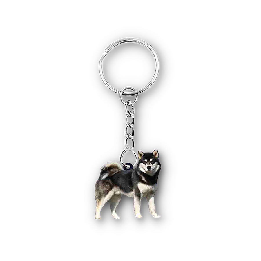 Alaskan Husky Keyring