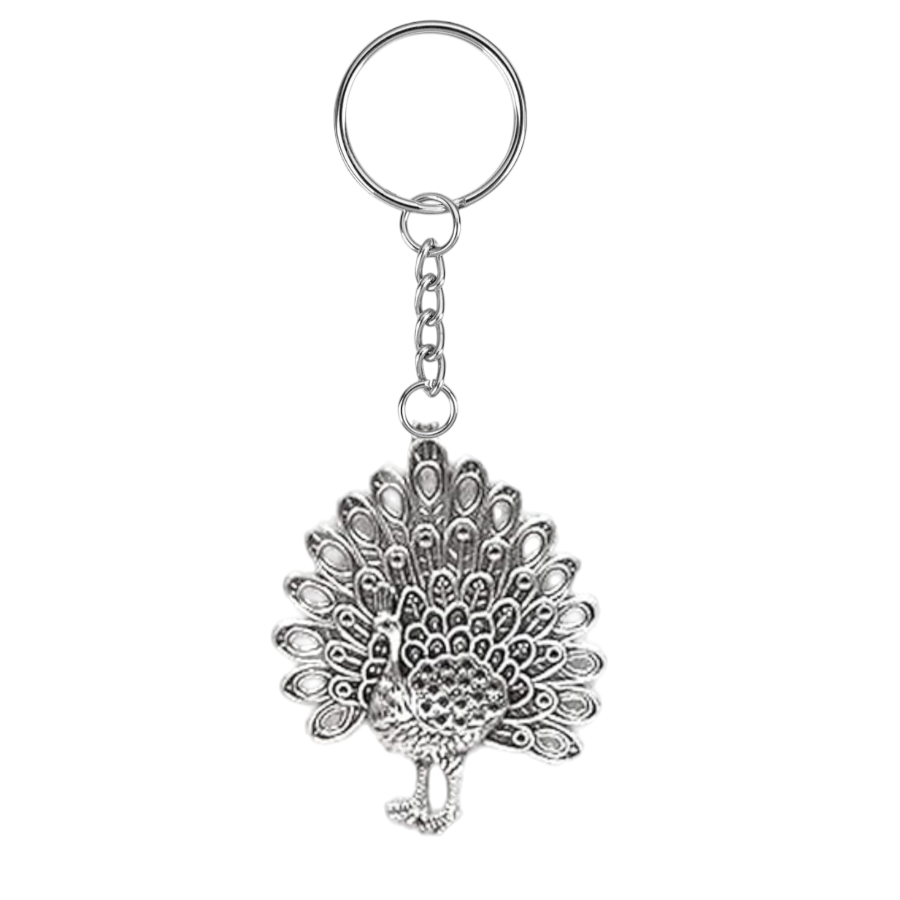 Peacock Keyring