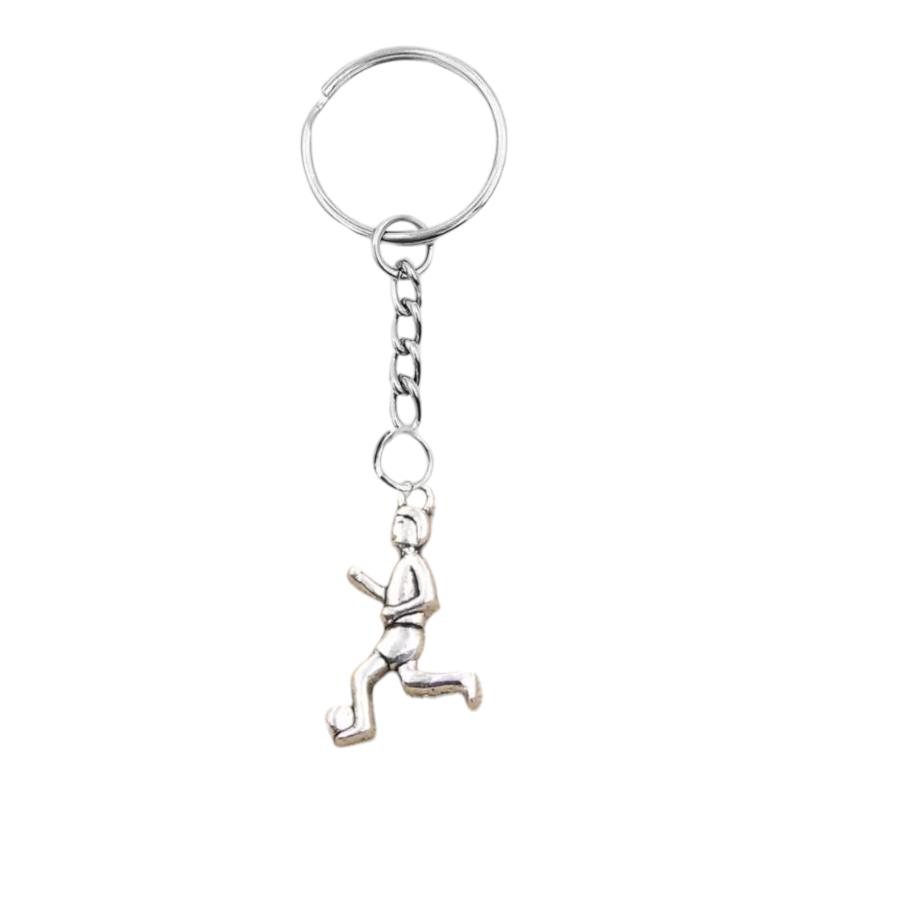 Footballer Keyring