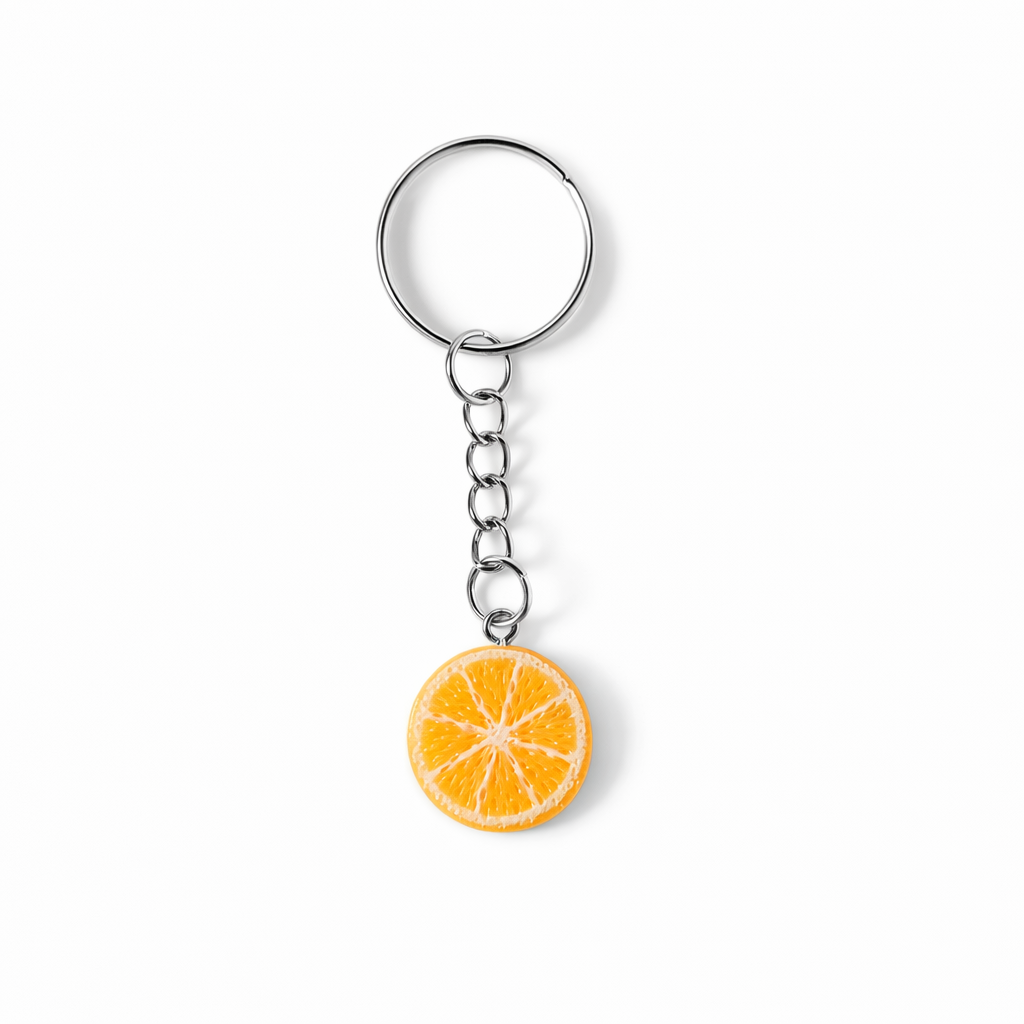 Orange Slice Keyring